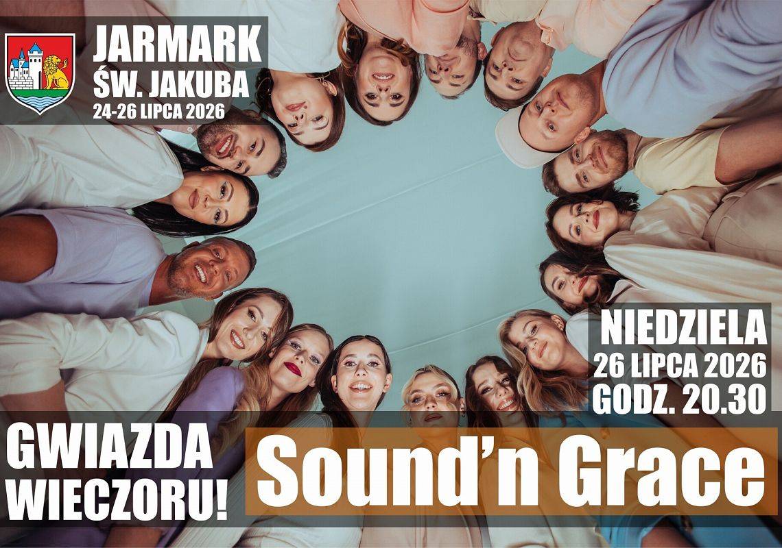 Sound’n’Grace gwiazdą niedzielnego wieczoru podczas Jarmarku św. Jakuba w Lęborku!