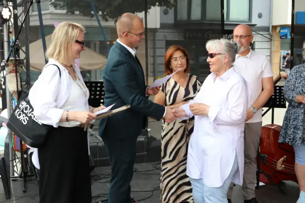 Lębork w detalu - finał pleneru malarskiego Stowarzyszenia TAK na Jarmarku św. Jakuba