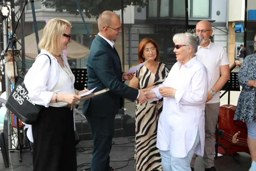 Lębork w detalu - finał pleneru malarskiego Stowarzyszenia TAK na Jarmarku św. Jakuba